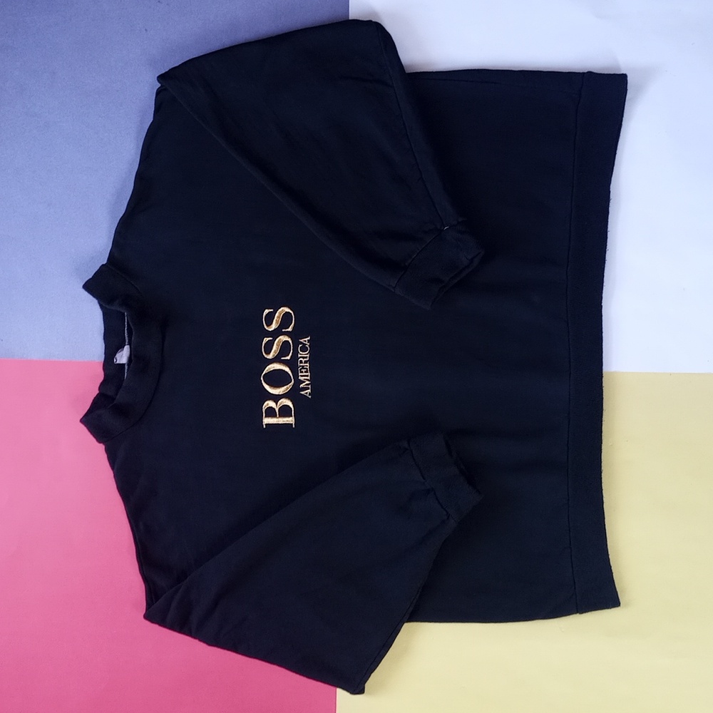 Vintage 1990s Obsession Calvin Klein Embroidered Crew Neck Sweater UNISEX - Picture 9 of 15